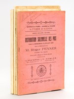 Lycée d'Auch. Distribution solennelle des Prix [ Lot de 8 numéros de l'année 1931 à l'année 1938 ] Faites le Mercredi 13 juillet 1932 sous la présidence de Roger Pennes - Faites le Jeudi 13 juillet 1933 sous la pr