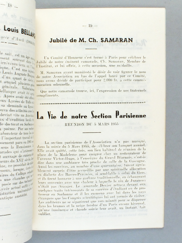 photo n°4 : Bulletin-Annuaire de l'Association Amicale des Anciens Elèves du Lycée d'Auch [ Lot de 47 numéros non suivis du 18 au 69, de 1955 à 2007 ] N°18 : 1955 - 19 : 1956 - 20 : 1957 - 21 : 1958 - 22 : 1958 - 23 : 1960 - 24 : 1961