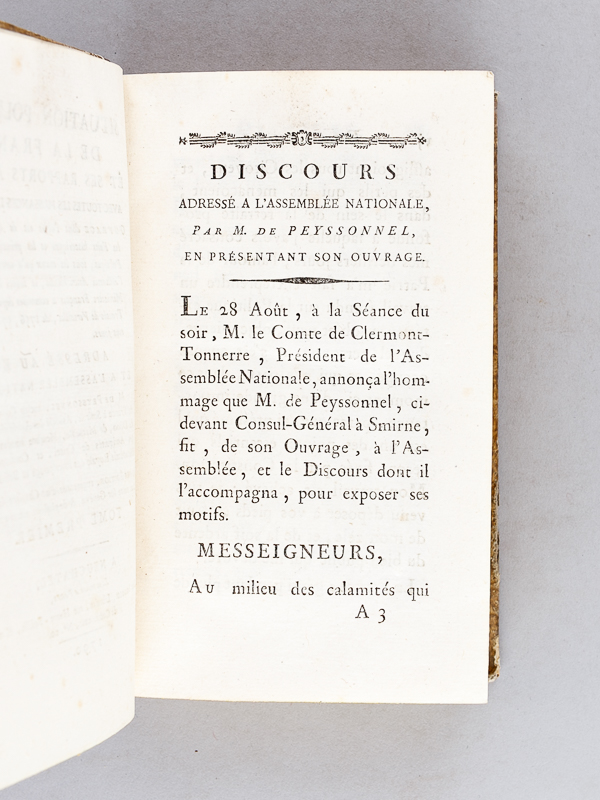 photo n°3 : Situation Politique de la France, et ses Rapports actuels avec toutes les Puissances de l'Europe ( 2 Tomes - Complet) ; Ouvrage dont l'objet est de démontrer, par les Faits historiques et les principes de la saine Politique, tous les maux qu'a caus
