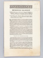 Mémoire Signifié, pour le Sieur Adrien Despiney, Bourgeois de Belleville en Beaujolois [ Belleville en Beaujolais ], appellant de deux Sentences rendues au Bailliage de Ville-Franche en Beaujolois [ Villefranche en Beaujolais ], les 7 Septe