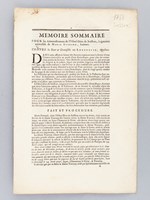 Mémoire Sommaire pour les Administrateurs de l'Hôtel-Dieu de Soissons, Légataires Universels de Marie Everard, Intimez, Contre les Sieur & Demoiselle de Longueval, Appelans