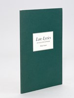 Late Lyrics. A collection of Poems. [ Livre dédicacé par l'auteur ]