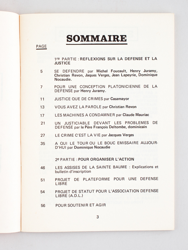 photo n°3 : Pour la Défense Libre.