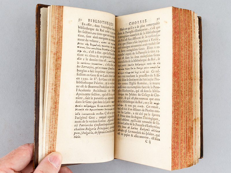 photo n°8 : Nouvelle Bibliothèque Choisie, où l'on fait connaître les bons livres en divers genres de Literature, & l'usage qu'on en doit faire (2 Tomes - Complet)