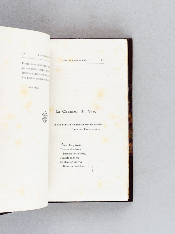photo n°3 : Poésies de Théodore de Banville. Les Stalactites. Odelettes - Améthystes (1843-1872)