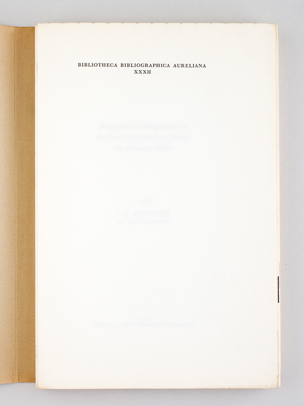 photo n°2 : Répertoire bibliographique des livres imprimés en France au seizième siècle. 5e Livraison. 115. Poitiers
