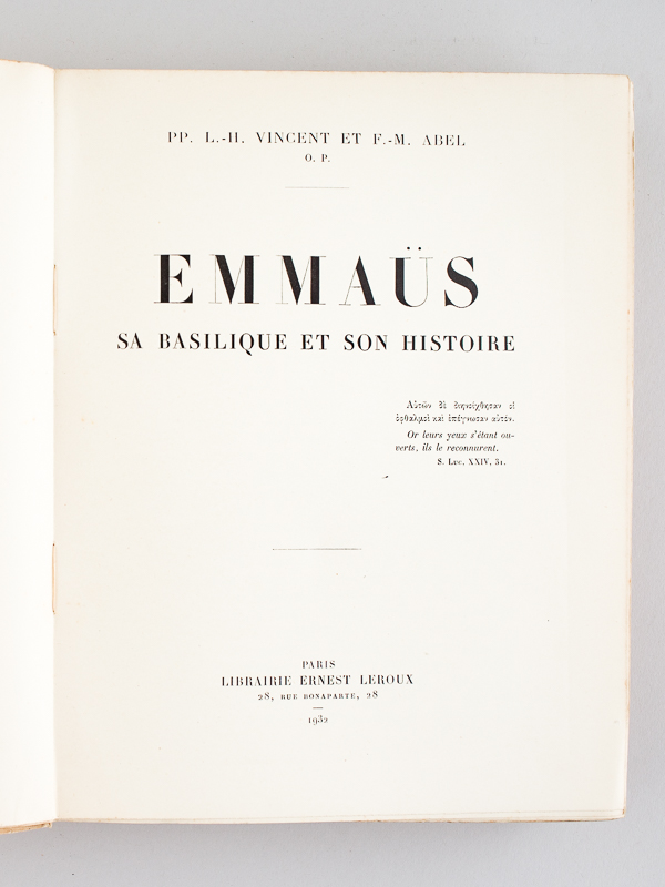 photo n°2 : Emmaüs. Sa Basilique et son Histoire.