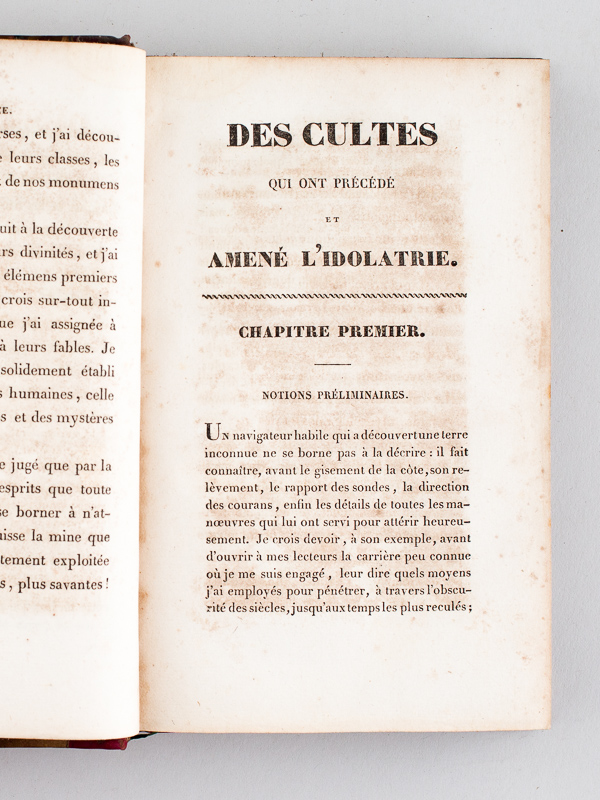 photo n°4 : Histoire abrégée de Différens Cultes (2 Tomes en un vol.  - Complet)