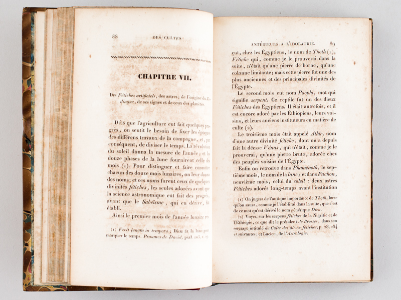 photo n°5 : Histoire abrégée de Différens Cultes (2 Tomes en un vol.  - Complet)