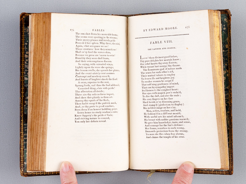 photo n°10 : Fables by John Gay in two parts ; to which are added Fables by Edward Moore.