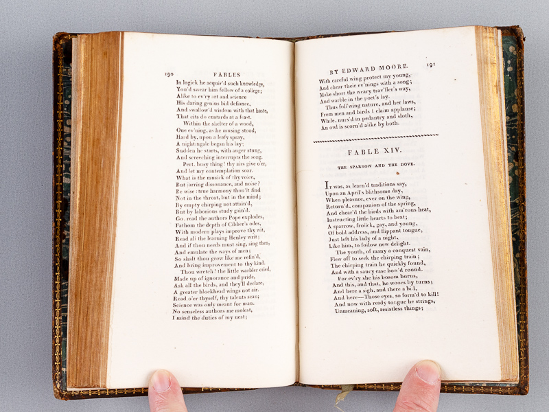 photo n°11 : Fables by John Gay in two parts ; to which are added Fables by Edward Moore.