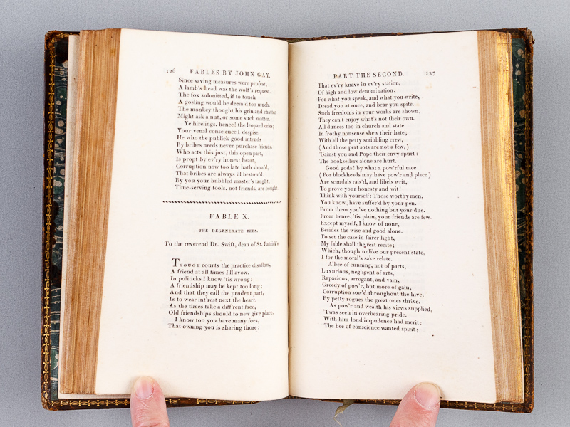 photo n°9 : Fables by John Gay in two parts ; to which are added Fables by Edward Moore.
