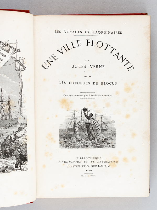 Verne Jules Une Ville Flottante Et Aventures De 3 Russes Et De 3 Anglais Une Ville Flottante - 