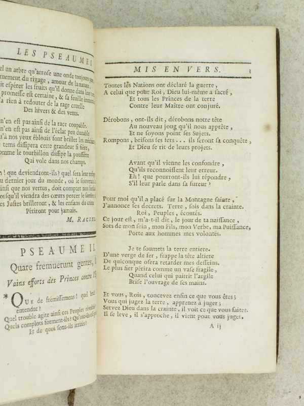 photo n°4 : Les Pseaumes et les principaux Cantiques mis en vers par nos Meilleurs Poëtes.