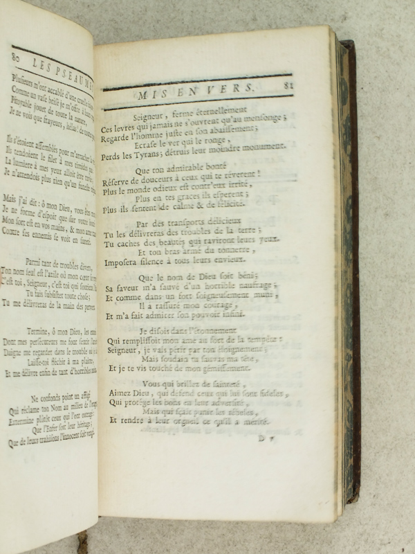 photo n°6 : Les Pseaumes et les principaux Cantiques mis en vers par nos Meilleurs Poëtes.