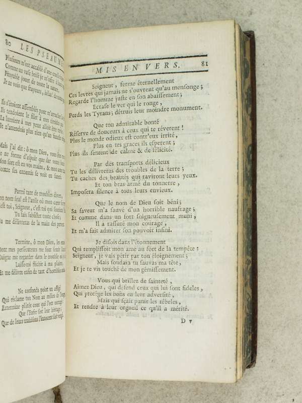 photo n°7 : Les Pseaumes et les principaux Cantiques mis en vers par nos Meilleurs Poëtes.