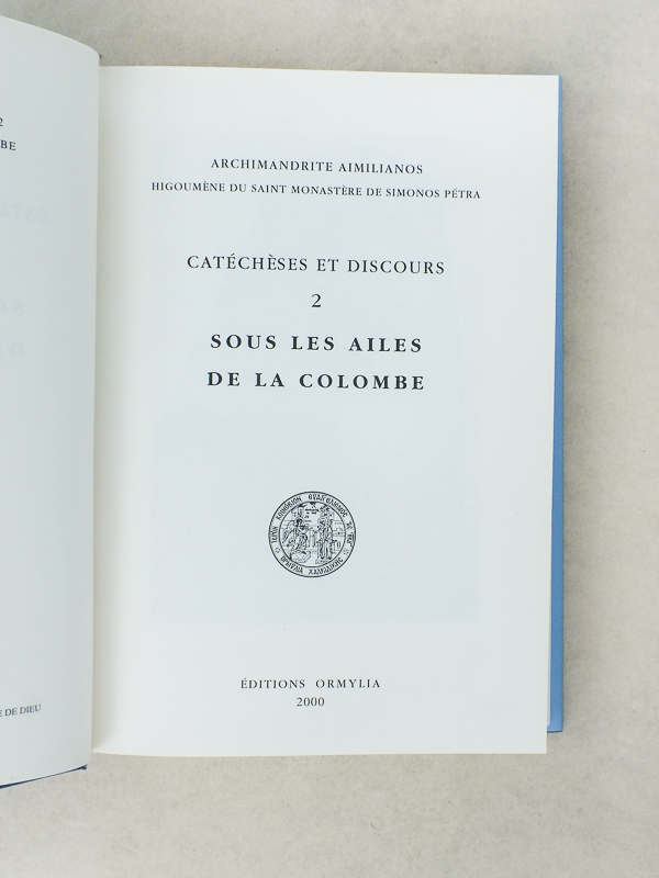 photo n°2 : Catéchèses et discours 2 : Sous les ailes de la colombe