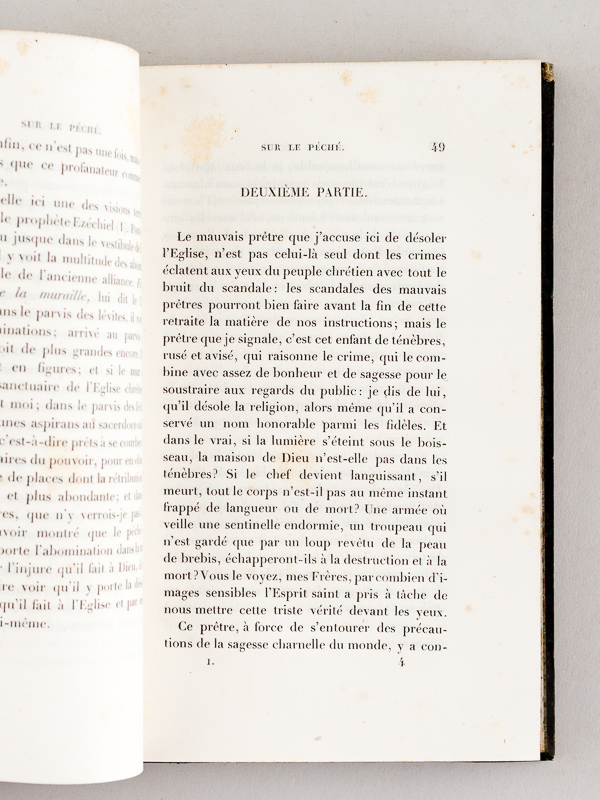 photo n°8 : Discours pour les retraites ecclésiastiques, par M. Boye. Avec une Notice sur sa vie et ses écrits  (2 Tomes - Complet)