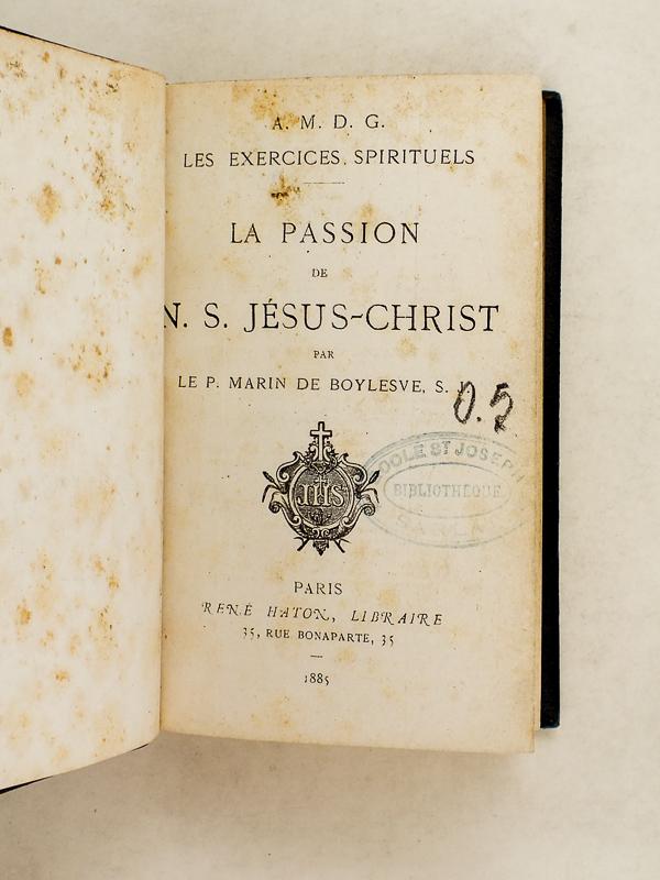 photo n°2 : Les Exercices Spirituels (3 Tomes) Tome I : Principes et Fondements - Les Annotations - Les Additions - L'Examen particulier - L'Examen Général expliqué - Le Péché. L'Enfer - Tome II : Le Règne de Jésus-Chr