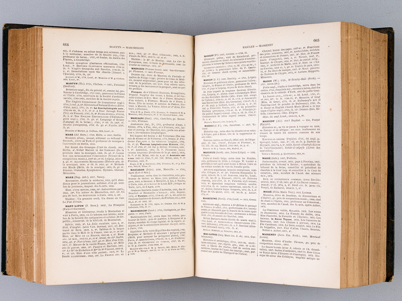 photo n°5 : Dictionnaire Biographique et Bibliographique, Alphabétique et Méthodique, des hommes les plus remarquables dans les Lettres, les Sciences et les Arts, chez tous les Peuples, à toutes les Epoques. [ Suivi de : ] Tableau chronologique e