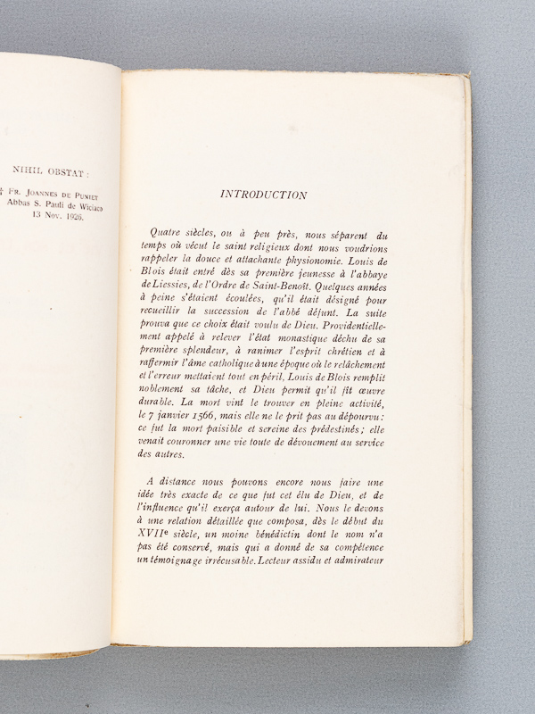 photo n°3 : Louis de Blois. Sa vie et ses Traités ascétiques. I : Esquisse biographique. L'Institution spirituelle.