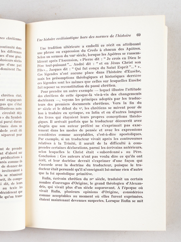 photo n°7 : Le Mythe des origines chrétiennes. Influence de l'histoire sur la foi.