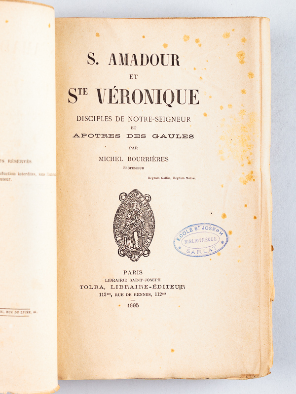 photo n°2 : S. Amadour et Ste Véronique. Disciples de Notre-Seigneur et Apôtres des Gaules [ Saint Amadour et Sainte Véronique ]