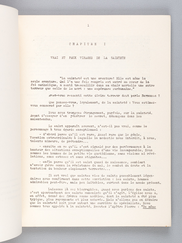 photo n°3 : L'Aventure de la Sainteté.