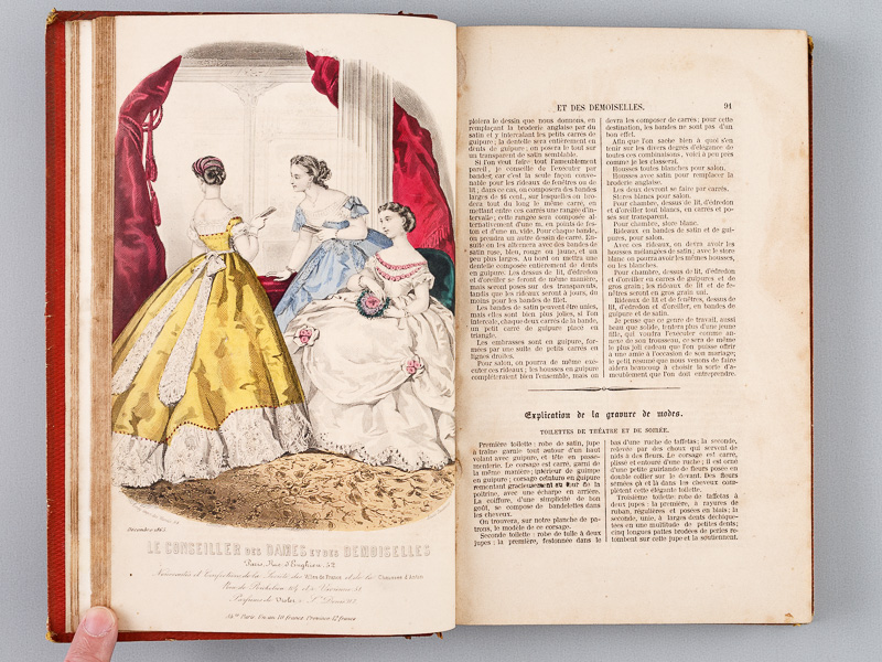 photo n°3 : Le Conseiller des Dames et des Demoiselles. Journal d'Economie domestique et de travaux à l'aiguille. Décembre 1865 - Septembre 1866