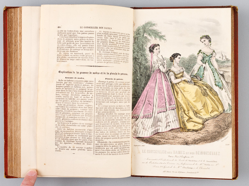 photo n°5 : Le Conseiller des Dames et des Demoiselles. Journal d'Economie domestique et de travaux à l'aiguille. Décembre 1865 - Septembre 1866