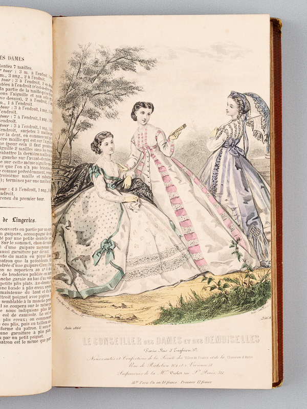 photo n°9 : Le Conseiller des Dames et des Demoiselles. Journal d'Economie domestique et de travaux à l'aiguille. Décembre 1865 - Septembre 1866