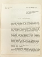 Longue lettre signée d'Edouard Jaguer datée du 2 novembre 1968. Il y évoque les relations de la médecine et de la psychiatrie au mouvement surréaliste. On joint : Phases [ Catalogue de la première Exposition consa