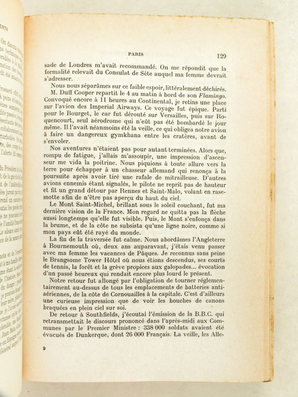 photo n°4 : Au feu des événements. Mémoires d'un journaliste. Londres - Alger 1929 - 1944 [ Livre dédicacé par l'auteur ]