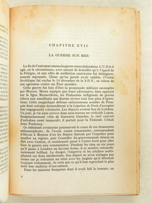 photo n°6 : Au feu des événements. Mémoires d'un journaliste. Londres - Alger 1929 - 1944 [ Livre dédicacé par l'auteur ]