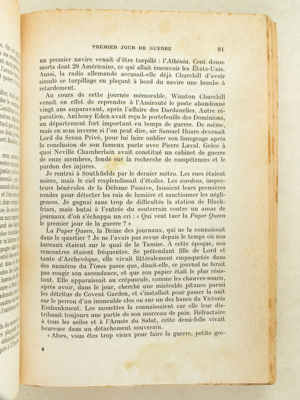photo n°7 : Au feu des événements. Mémoires d'un journaliste. Londres - Alger 1929 - 1944 [ Livre dédicacé par l'auteur ]