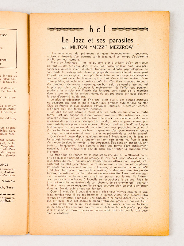 photo n°6 : Bulletin du Hot-Club de France. N° 14 - 15 - 16 - 17 - 18 - 19 - 20 - 21 - 22 - 23 : Année 1952 Complète (10 Numéros) N° 14 : Janvier 1952 ; N° 15 : Février 1952 ; N° 16 : Mars 1952 ; N° 17 : Avril 19521 ; N
