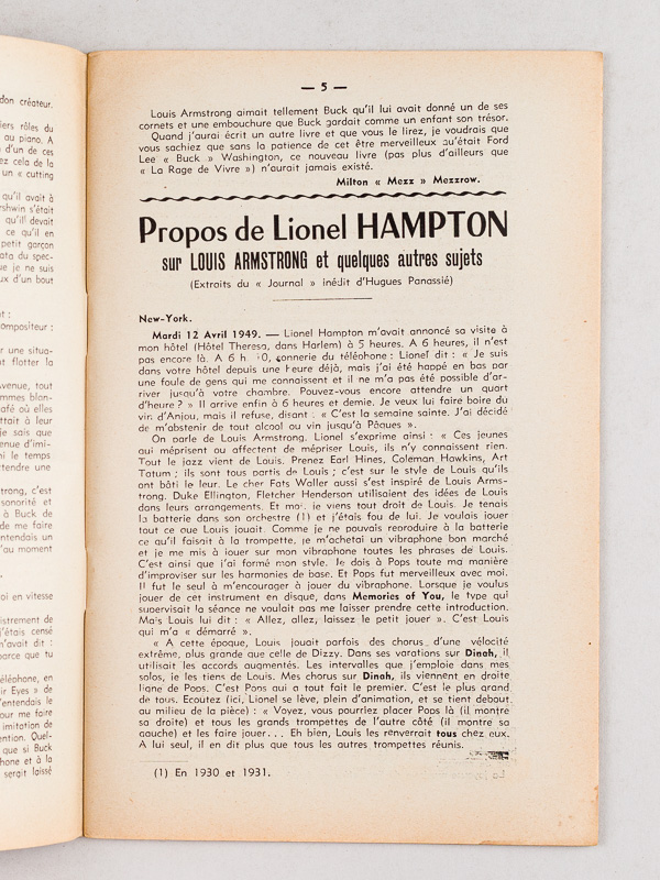 photo n°13 : Bulletin du Hot-Club de France. N° 44 - 45 - 46 - 47 - 48 - 49 - 50 - 51 - 52 - 53 : Année 1955 Complète (10 Numéros)