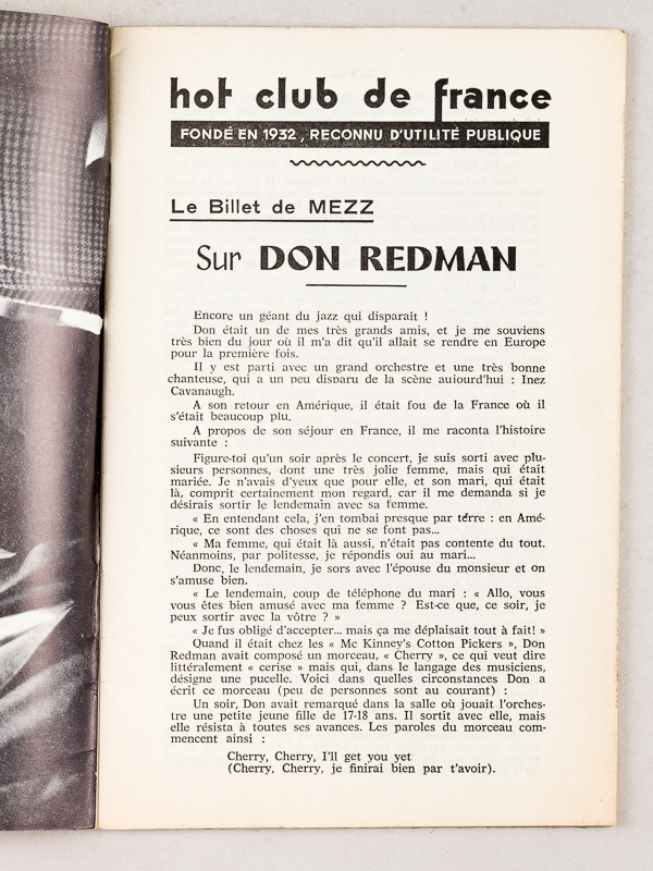 photo n°3 : Tout sur le Jazz. Bulletin du Hot-Club de France. N° 144 - 145 - 146 - 147 - 148 - 149 - 150 - 151 - 152 - 153 : Année 1965 Complète (10 Numéros)
