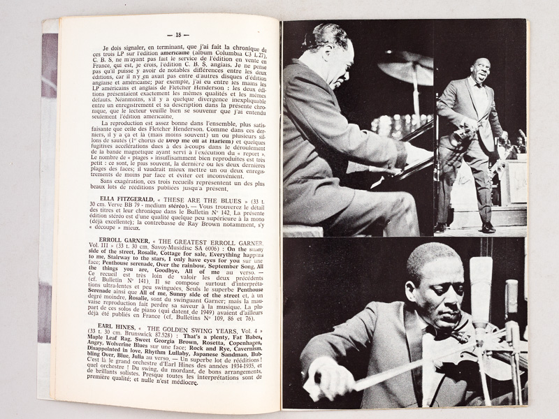 photo n°4 : Tout sur le Jazz. Bulletin du Hot-Club de France. N° 144 - 145 - 146 - 147 - 148 - 149 - 150 - 151 - 152 - 153 : Année 1965 Complète (10 Numéros)