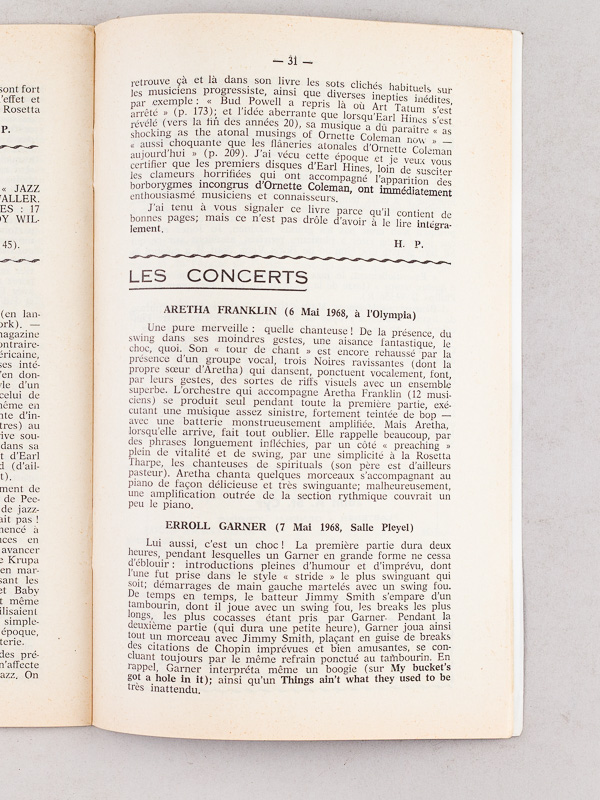photo n°8 : Tout sur le Jazz. Bulletin du Hot-Club de France. N° 174 - 175 - 176 - 177 - 178 - 179 - 180 - 181 - 182 - 183 : Année 1968 Complète (10 Numéros)