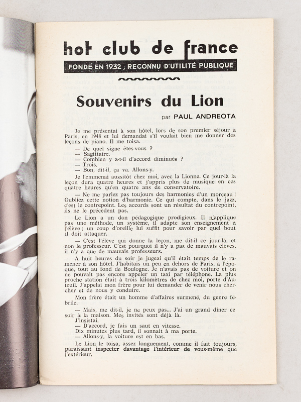photo n°4 : Tout sur le Jazz. Bulletin du Hot-Club de France. N° 184 - 185 - 186 - 187 - 188 - 189 - 190 - 191 - 192 - 193 : Année 1969 Complète (10 Numéros)