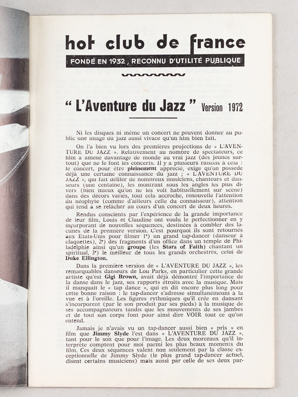 photo n°7 : Tout sur le Jazz. Bulletin du Hot-Club de France. N° 214 - 215 - 216 - 217 - 218 - 219 - 220 - 221 - 222 - 223 : Année 1972 Complète (10 Numéros)