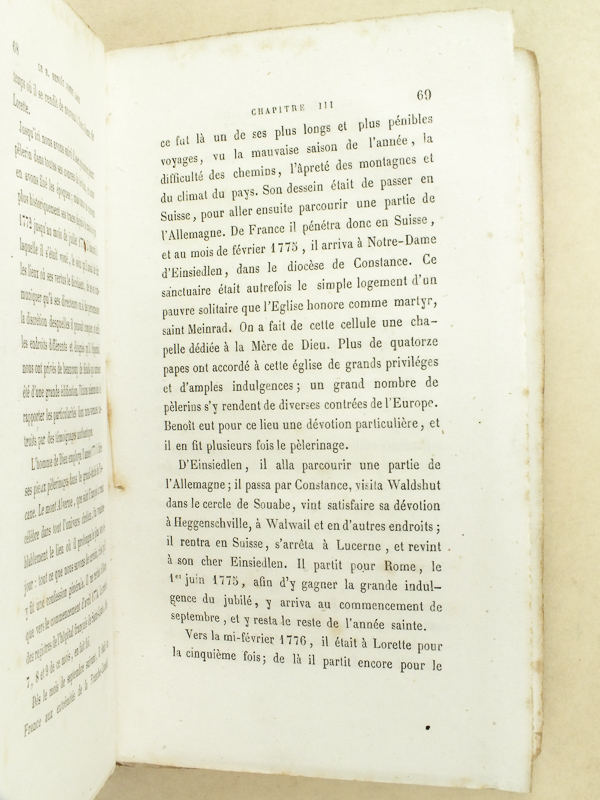 photo n°3 : Le bienheureux Benoît Joseph Labre né à Amettes en 1748, mort à Rome en 1783. Sa vie composée sur des manuscrits inédits.