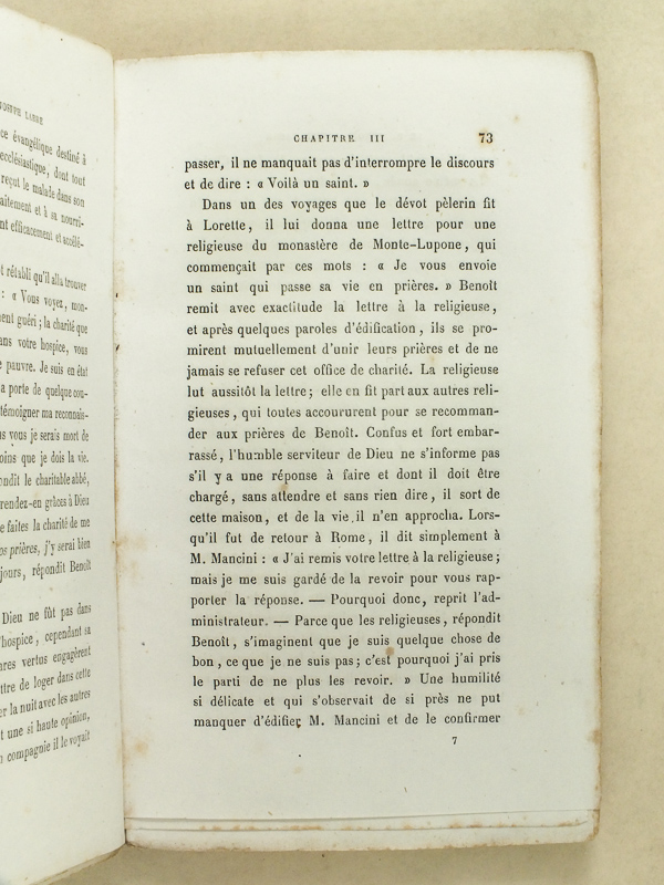 photo n°4 : Le bienheureux Benoît Joseph Labre né à Amettes en 1748, mort à Rome en 1783. Sa vie composée sur des manuscrits inédits.