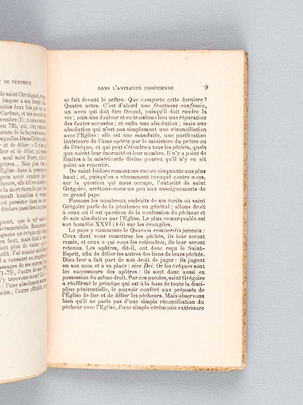 photo n°3 : Le Sacrement de Pénitence dans l'Antiquité chrétienne.