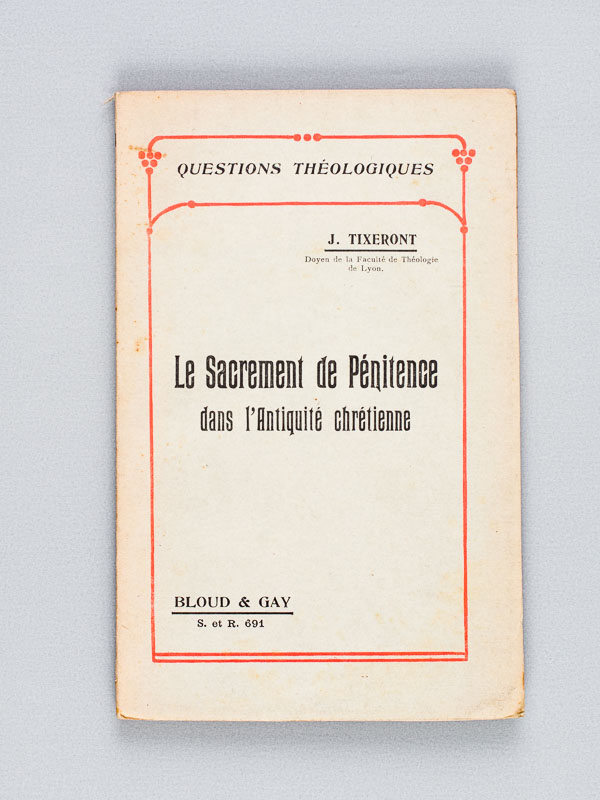 photo n°8 : Le Sacrement de Pénitence dans l'Antiquité chrétienne.