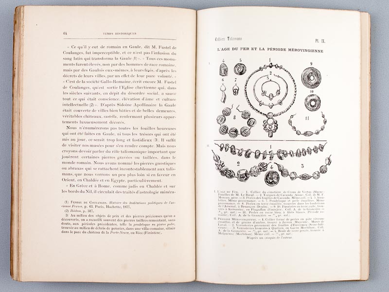 photo n°4 : Les Parures préhistoriques et antiques en grains d'enfilage et les colliers Talismans Celto Armoricains précédé d'un aperçu sur les temps préhistoriques.