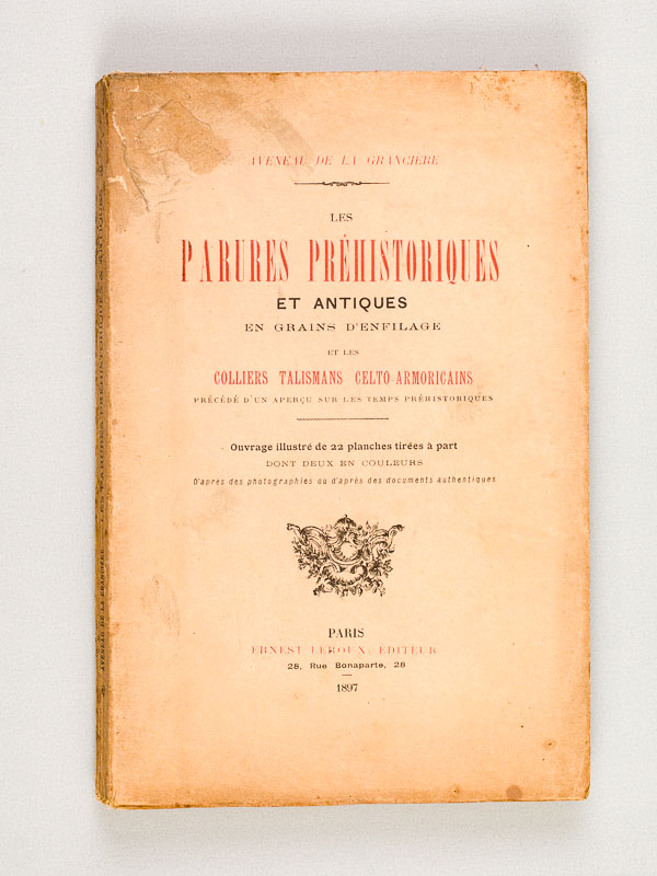 photo n°7 : Les Parures préhistoriques et antiques en grains d'enfilage et les colliers Talismans Celto Armoricains précédé d'un aperçu sur les temps préhistoriques.