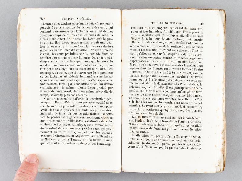 photo n°3 : Nouveau manuel complet du Sondeur, du Puisatier et de l'Hydroscope traitant des Outils et du Matériel de Sondage, de la Construction des puits ordinaires et des puits artésiens, du sondage et du forage en tous terrains et à toute prof