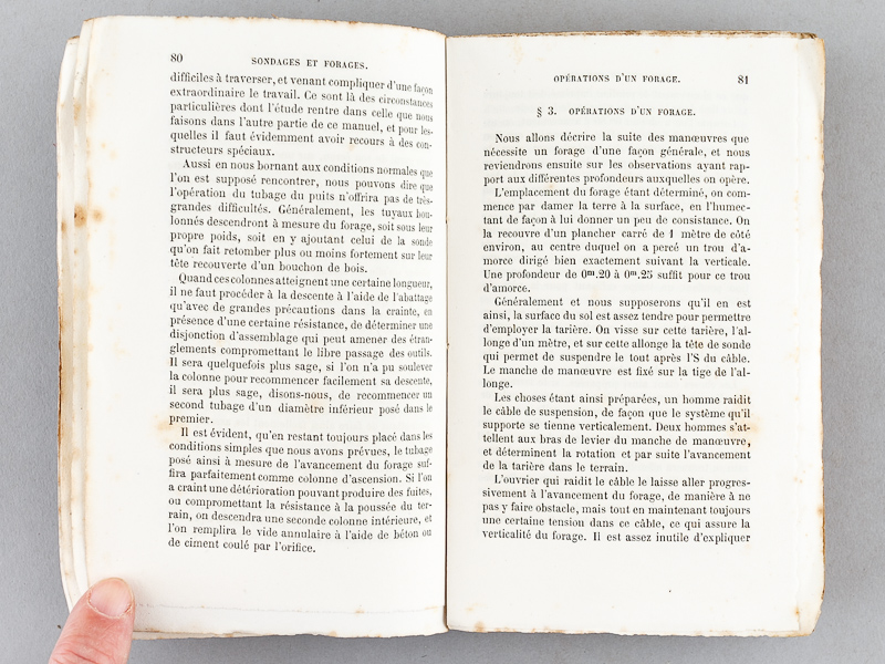 photo n°4 : Nouveau manuel complet du Sondeur, du Puisatier et de l'Hydroscope traitant des Outils et du Matériel de Sondage, de la Construction des puits ordinaires et des puits artésiens, du sondage et du forage en tous terrains et à toute prof